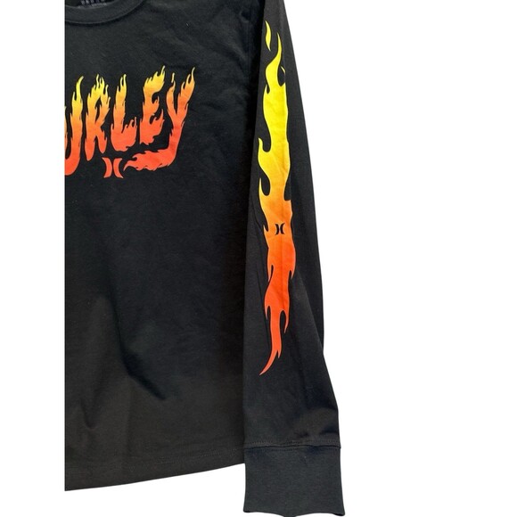 HURLEY UNISEX MATCH STIX FIRE GRAPHIC LONG-SLEEVE TEE SZ L - Picture 2 of 4